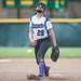 Pioneer's Shay Pinhey pitches the ball during the first inning of the district finals against Dexter, June 1.
Courtney Sacco I AnnArbor.com 